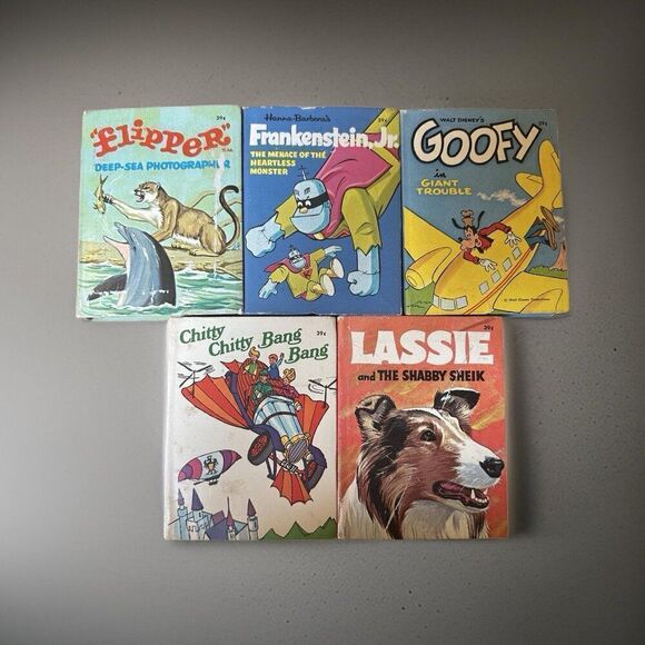 Vintage Big Little Book Collection - Set of 5 Classic Titles Including Disney, L - Picture 1 of 7